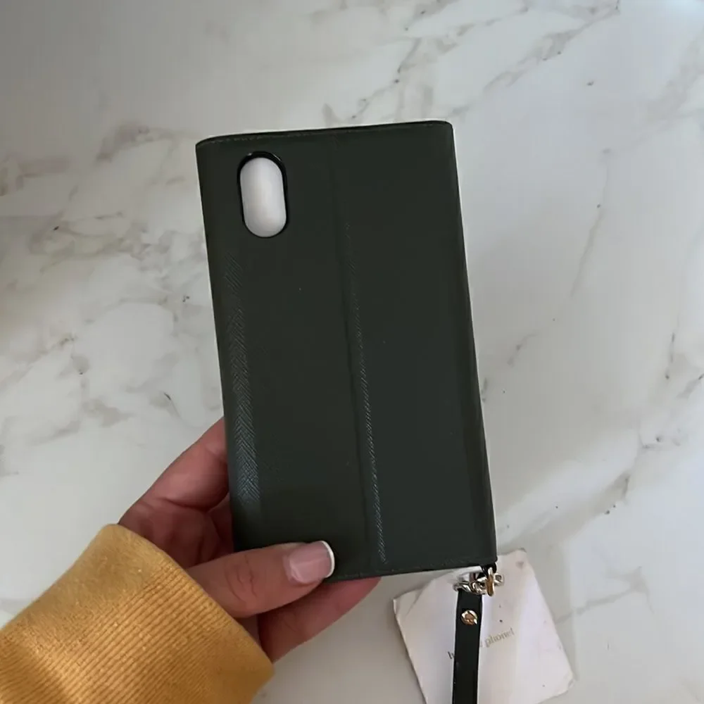 Kate spade iPhone X phone case wristlet NWT